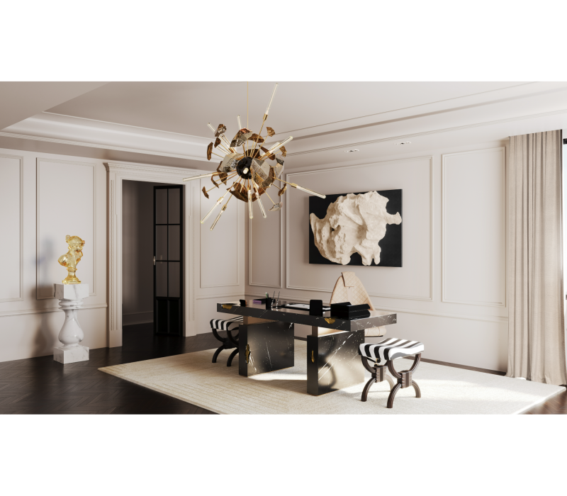 Empire Nero Marquina Desk mobile image 7