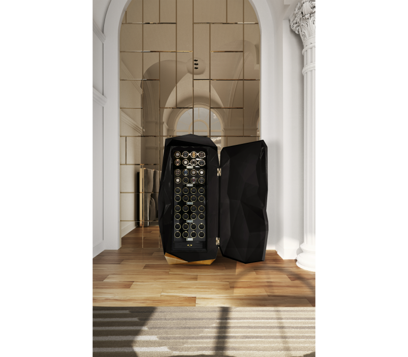 Diamond Black Watch Winder Cabinet mobile image 5