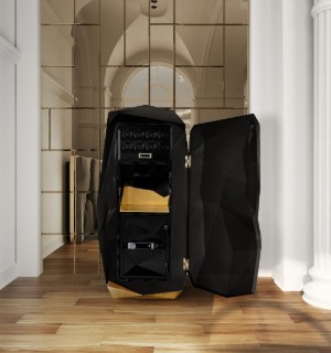 diamond black luxury safe