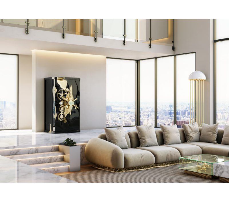 Millionaire Black Gold Luxury Safe mobile image 14