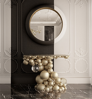 Newton Gold Console