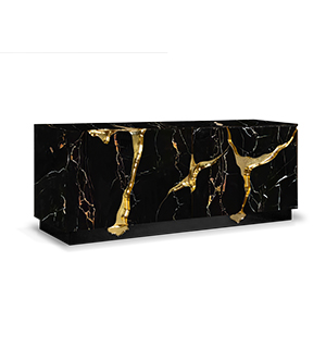 Lapiaz portoro marble Sideboard