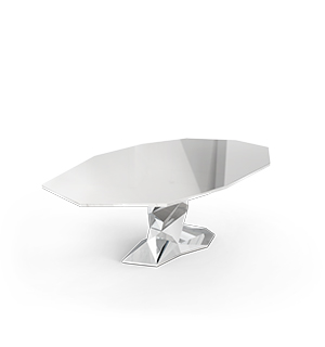 Bonsai silver Dining Table