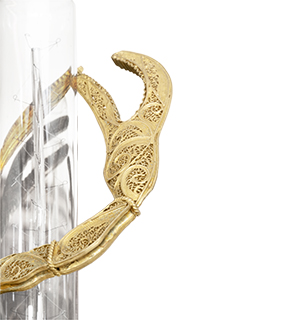 cubic filigree scorpion small Wall Lamp