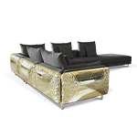 Imperfectio Black Modular Sofa