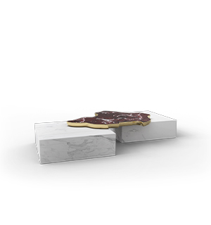 Navarra Rosso Levanto Marble Center Table