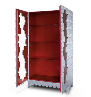 oporto red cabinet