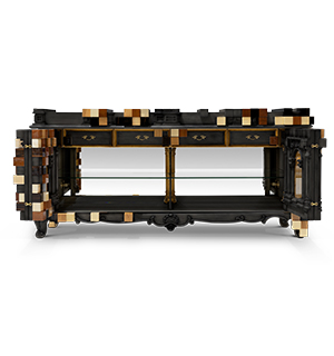 piccadilly black sideboard
