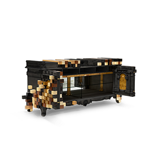 piccadilly black sideboard
