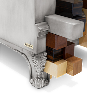 piccadilly gray sideboard