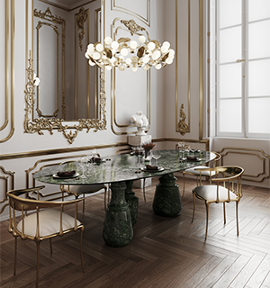 Pietra Oval XL guatemala Dining Table
