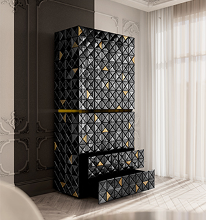 Pixel ii black Cabinet