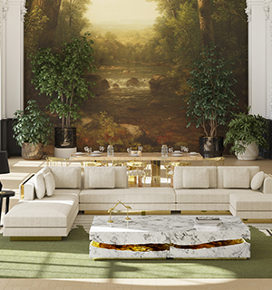 Quarry Carrara marble Center Table