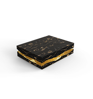 Quarry Portoro marble Center Table