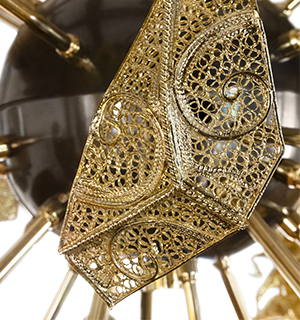 Supernova filigree Chandelier